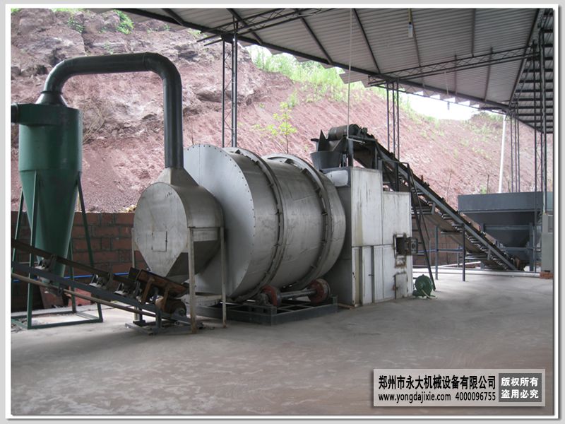 10吨三回程沙子烘干机