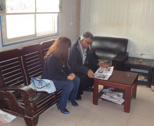 赞比亚Hitesh先生考察永大机械干粉搅拌设备