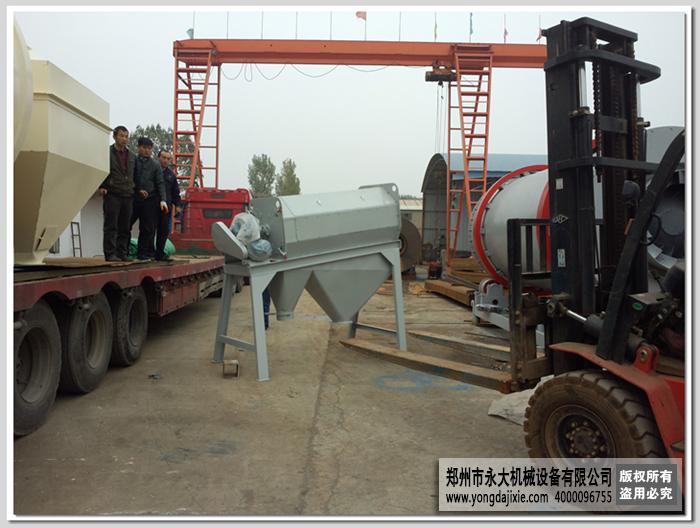 江苏宿迁干粉砂浆成套设备发货,配套新型初清筛