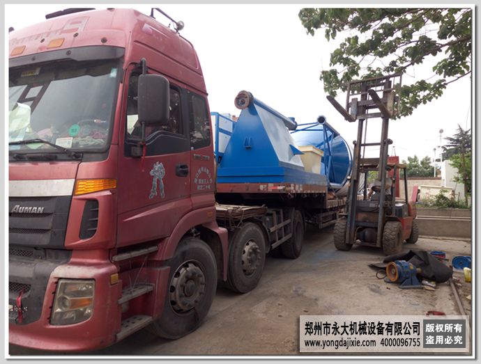 全自动干粉砂浆生产线发往杭州