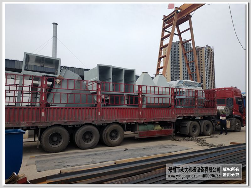 陕西榆林年产15万吨干粉砂浆搅拌站第一车发货